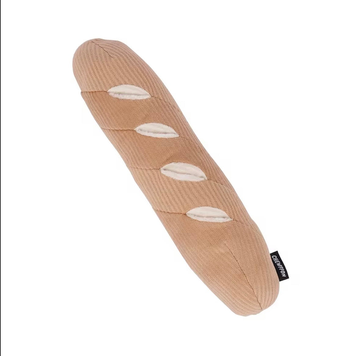 Lambwolf Collective baguette enrichment dog toy featuring treat pockets.