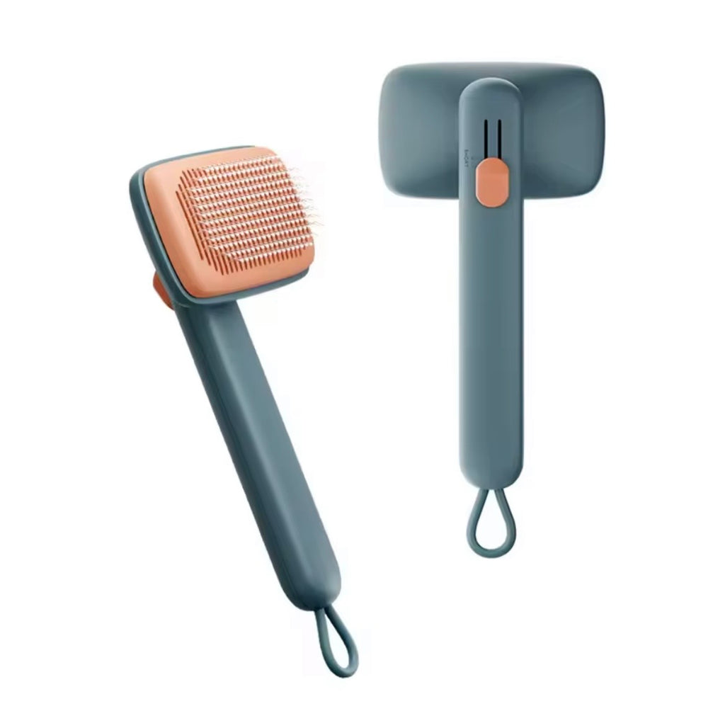 white PiddiPet Ion Brush for grooming cats and dogs.