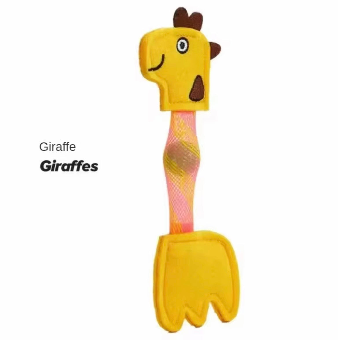 FOFOS Flick Tube Catnip Cat Toys featuring giraffe, flamingo, and crocodile designs