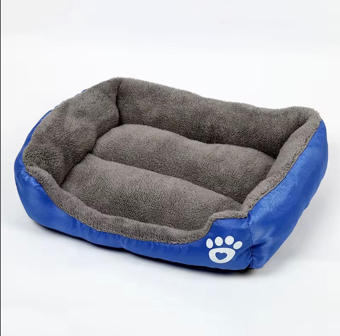 a tiger print pet sofa with a raised edge for comfort