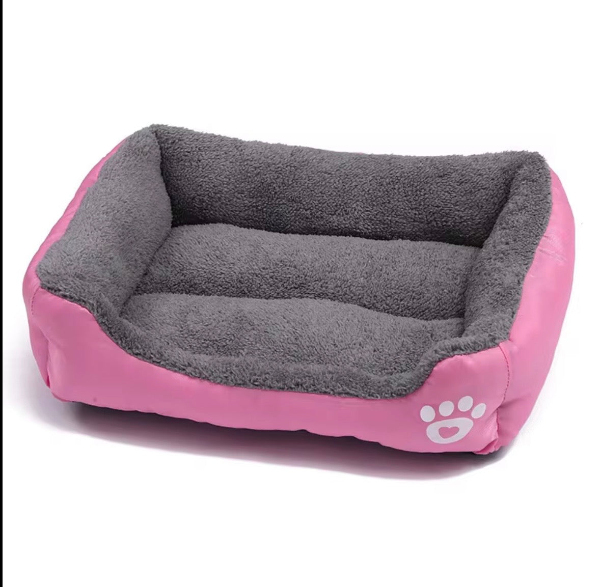 a tiger print pet sofa with a raised edge for comfort