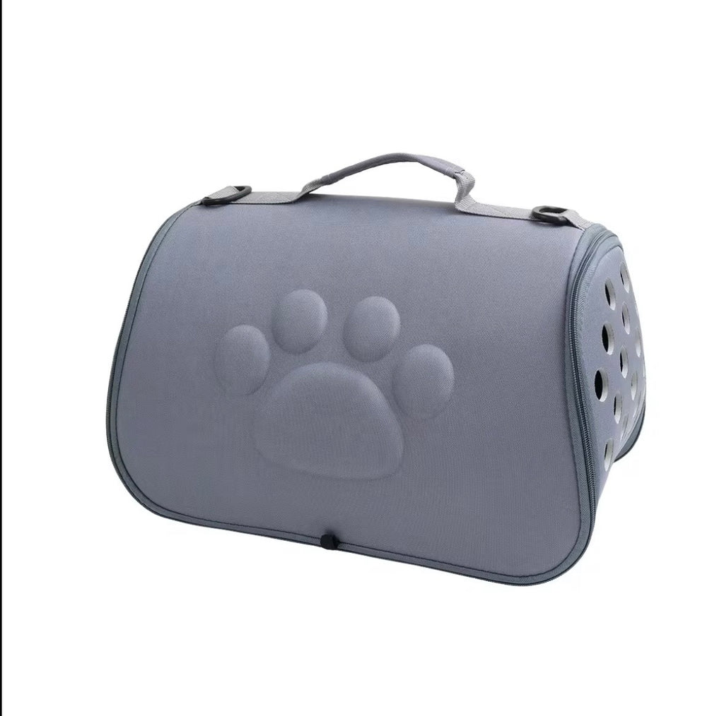 EVA pet carrier handbags with a paw print design