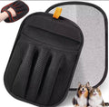 electrostatic pet hair removal gloves designed for grooming cats and dogs